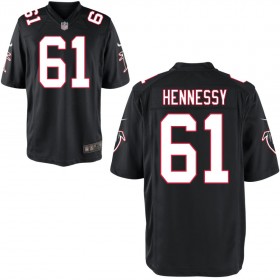Youth Atlanta Falcons Nike Black Alternate Game Jersey HENNESSY#61