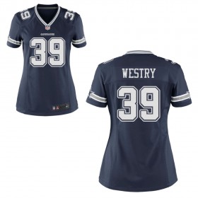 Women's Dallas Cowboys Nike Navy Jersey WESTRY#39