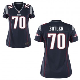 Women's New England Patriots Nike Navy Blue Game Jersey BUTLER#70