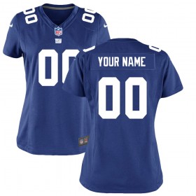 Women's New York Giants Nike Royal Blue Custom Game Jersey