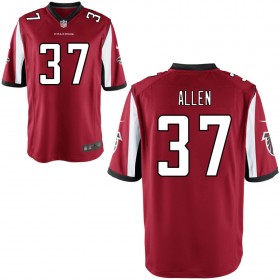 Youth Atlanta Falcons Nike Red Game Jersey ALLEN#37