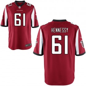 Youth Atlanta Falcons Nike Red Game Jersey HENNESSY#61