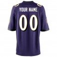 Youth Baltimore Ravens Nike Purple Custom Game Jersey