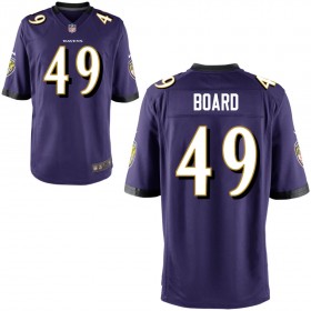 Youth Baltimore Ravens Nike Purple Game Jersey BOARD#49