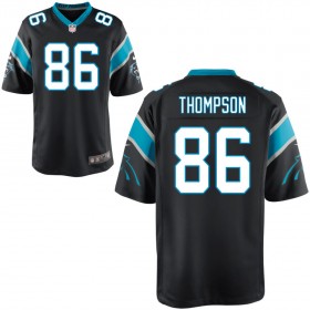 Youth Carolina Panthers Nike Black Game Jersey THOMPSON#86