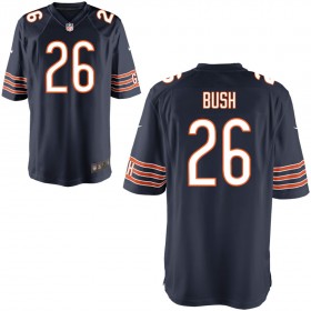 Youth Chicago Bears Nike Navy Game Jersey BUSH#26