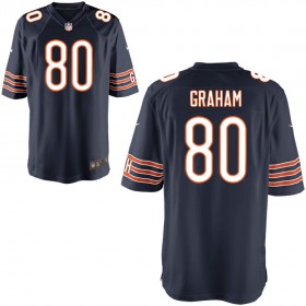 Youth Chicago Bears Nike Navy Game Jersey GRAHAM#80