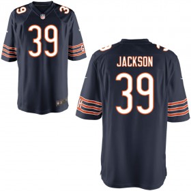 Youth Chicago Bears Nike Navy Game Jersey JACKSON#39