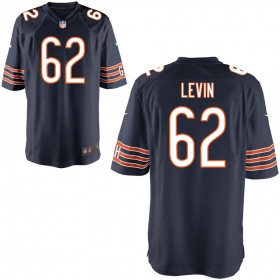 Youth Chicago Bears Nike Navy Game Jersey LEVIN#62