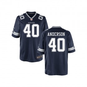 Youth Dallas Cowboys Nike Navy Game Jersey ANDERSON#40
