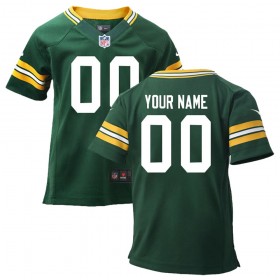 Nike Toddler Green Bay Packers Customized Team Color Game Jersey