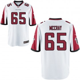 Youth Atlanta Falcons Nike White Game Jersey MCCRAY#65