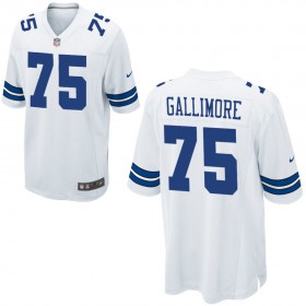 Nike Men's Dallas Cowboys Game White Jersey GALLIMORE#75