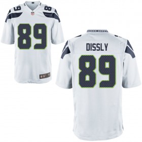 Nike Men's Seattle Seahawks Game White Jersey DISSLY#89