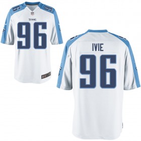 Nike Men's Tennessee Titans Game White Jersey IVIE#96