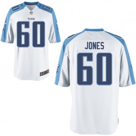 Nike Men's Tennessee Titans Game White Jersey JONES#60