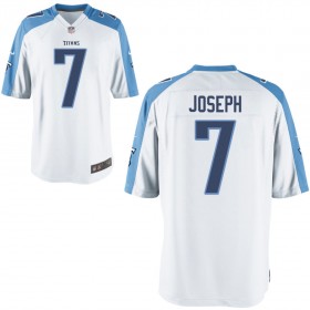 Nike Men's Tennessee Titans Game White Jersey JOSEPH#7