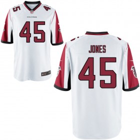 Men's Atlanta Falcons Nike White Game Jersey JONES#45
