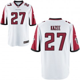Men's Atlanta Falcons Nike White Game Jersey KAZEE#27