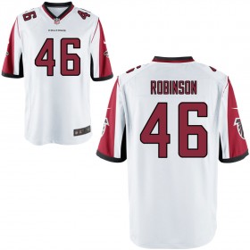 Men's Atlanta Falcons Nike White Game Jersey ROBINSON#46