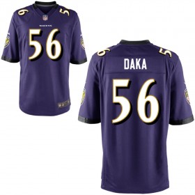 Men's Baltimore Ravens Nike Purple Game Jersey DAKA#56