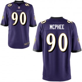 Men's Baltimore Ravens Nike Purple Game Jersey MCPHEE#90