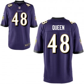 Men's Baltimore Ravens Nike Purple Game Jersey QUEEN#48