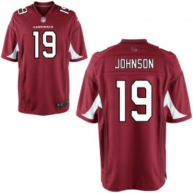 Men's Arizona Cardinals Nike Red Game Jersey JOHNSON#19