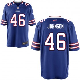 Men's Buffalo Bills Nike Royal Game Jersey JOHNSON#46