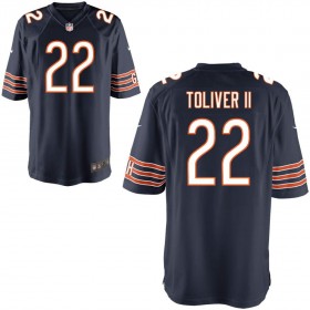 Men's Chicago Bears Nike Navy Game Jersey TOLIVER II#22