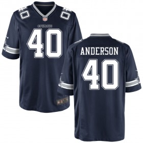 Men's Dallas Cowboys Nike Navy Game Jersey ANDERSON#40