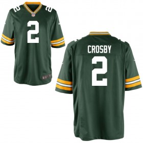 Men's Green Bay Packers Nike Green Game Jersey CROSBY#2