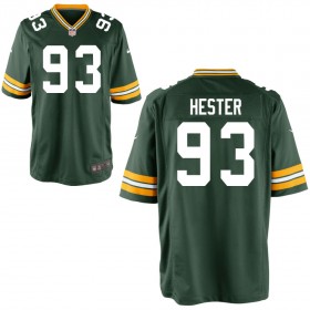 Men's Green Bay Packers Nike Green Game Jersey HESTER#93