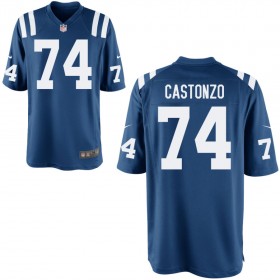 Men's Indianapolis Colts Nike Royal Game Jersey CASTONZO#74