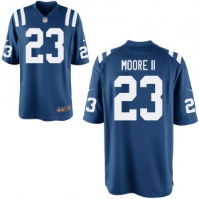 Men's Indianapolis Colts Nike Royal Game Jersey MOORE II#23