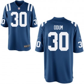 Men's Indianapolis Colts Nike Royal Game Jersey ODUM#30
