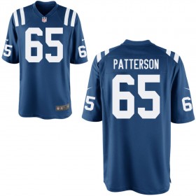 Men's Indianapolis Colts Nike Royal Game Jersey PATTERSON#65