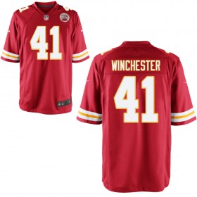 Men's Kansas City Chiefs Nike Red Game Jersey WINCHESTER#41