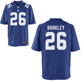 Men's New York Giants Nike Royal Game Jersey BARKLEY#26