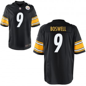 Men's Pittsburgh Steelers Nike Black Game Jersey BOSWELL#9