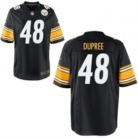 Men's Pittsburgh Steelers Nike Black Game Jersey DUPREE#48