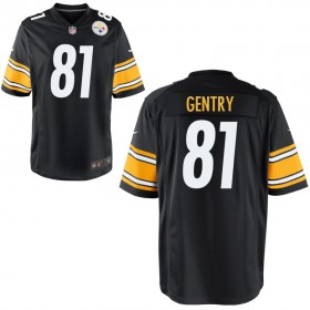 Men's Pittsburgh Steelers Nike Black Game Jersey GENTRY#81