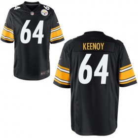 Men's Pittsburgh Steelers Nike Black Game Jersey KEENOY#64