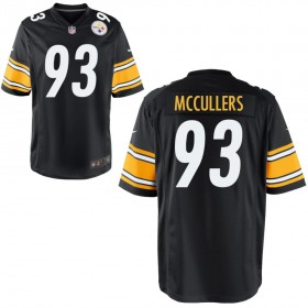 Men's Pittsburgh Steelers Nike Black Game Jersey MCCULLERS#93