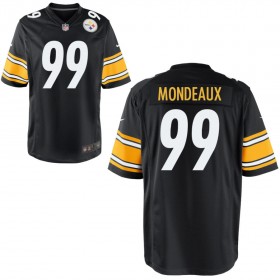 Men's Pittsburgh Steelers Nike Black Game Jersey MONDEAUX#99