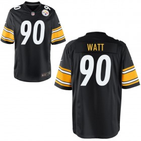 Men's Pittsburgh Steelers Nike Black Game Jersey WATT#90