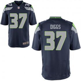 Men's Seattle Seahawks Nike College Navy Game Jersey DIGGS#37