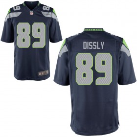 Men's Seattle Seahawks Nike College Navy Game Jersey DISSLY#89