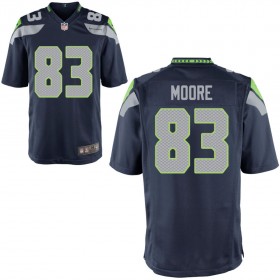 Men's Seattle Seahawks Nike College Navy Game Jersey MOORE#83