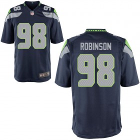 Men's Seattle Seahawks Nike College Navy Game Jersey ROBINSON#98
